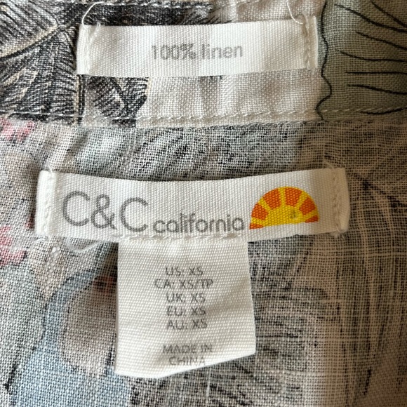 C&C California Linen Button Down Shirt - Picture 7 of 9